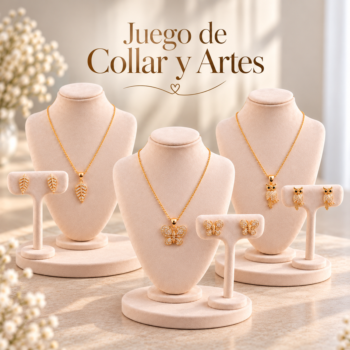 JUEGOS COLLAR / ARETES