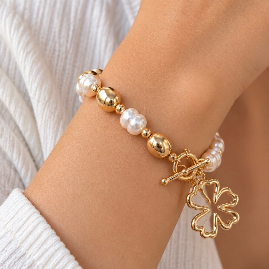 PULSERA FLOR DE PERLA