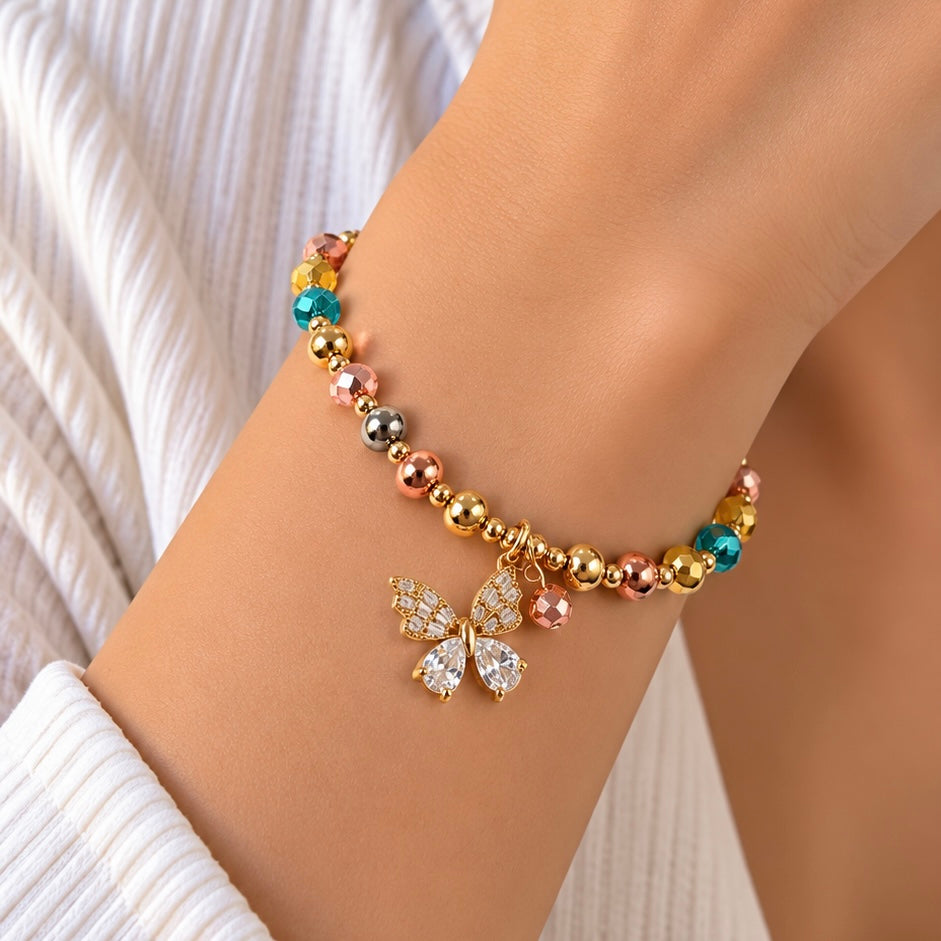 PULSERA MARIPOSA AURORA