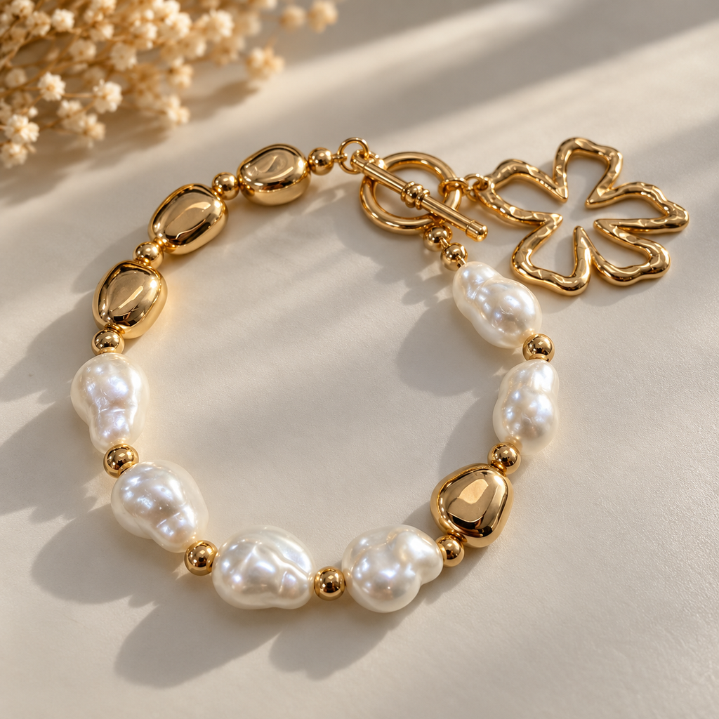 PULSERA FLOR DE PERLA
