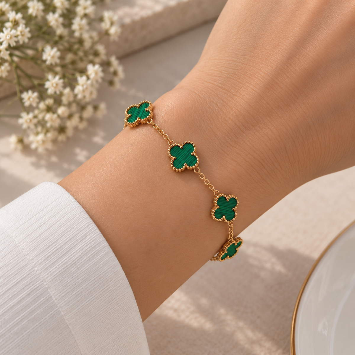 PULSERA FLOR DE NACAR