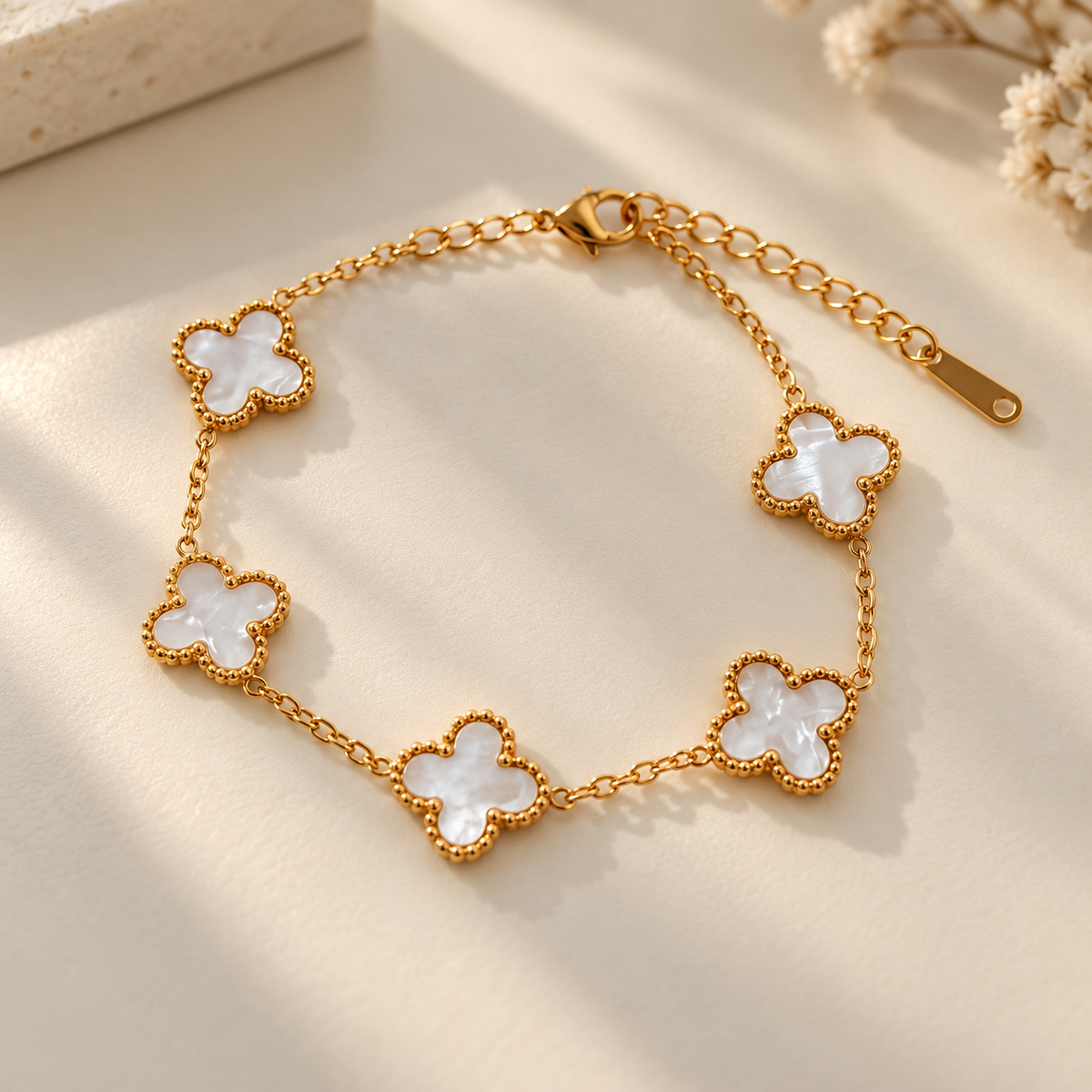 PULSERA FLOR DE NACAR